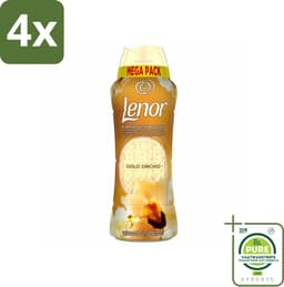 Lenor – Geurparels – Gouden Orchidee – 570 g - Voordeelverpakking - 4 stuks - Geurparel - Wasgeur — thumbnail 1