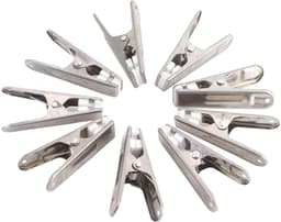 Dailygoods- Wasknijpers 20 Stuks - Roestvrij Staal - Kleding Clips - Sterke Klemkracht - Handzaam Ontwerp - Voor Ondergoed en Wasgoed - Kledingclips — thumbnail 1