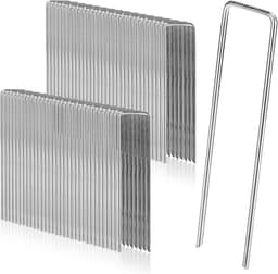 Dailygoods- Grondankers 50 stuks - Anti-roest - Verzinkt Staaldraad - 200 mm lang - 40 mm breed - Dikte 2,5 mm - Tuinnagels — thumbnail 1
