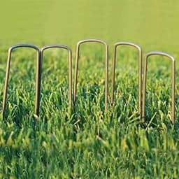 Dailygoods- Grondankers 50 Stuks - Roestvrij Staal - Gegalvaniseerd - Camping Haringen - Bevestigingshaken - 200 mm Lang - 40 mm Breed - Tuinnagels — thumbnail 4