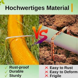 Grondankers 75 stuks - Gegalvaniseerd staal - Roestvrij en duurzaam - Ideaal voor tenten en netten - SnelShoppen — thumbnail 4