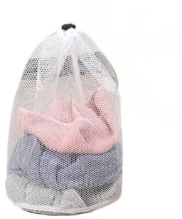 Tweedelige waszakset met trekkoord, inclusief wasnetje voor de wasmachine, herbruikbare waszak en wasnet, geschikt voor de wasmachine.-30*40cm — thumbnail 1