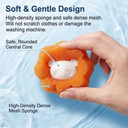 wasmachine 10 stuks pluisbal herbruikbare haarvanger wasbal voor dierenharen pluisverwijderaar wasmachine droger accessoires — thumbnail 3