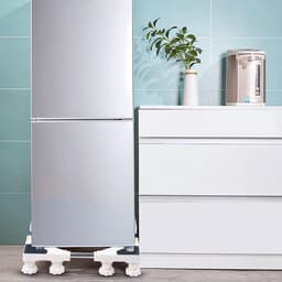 Wasmachine Onderstel - Wasautomaat Verhoger - Wasmachine Plaatsen - Verstelbare Afmetingen - 42-62 cm - Zwart — thumbnail 3