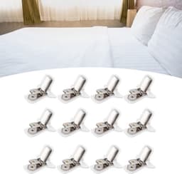Dekbedclips voor Dikke Dekbed - 12 Stuks - Dekbedbevestigingsclips - Lakenbevestigingsclip - Beddengoedaccessoires - Lichtgewicht en Praktisch - Beddengoedclips — thumbnail 2