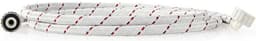 Nedis Nylon Toevoerslang - 3/4'' - 3/4'' - 10 Bar - 2.50 m - Toepassing: Schotel / Wasmachine - Nylon - Rood / Wit — thumbnail 1
