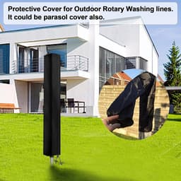 Beschermhoes voor Rotatiedroogplank - Waterdicht en UV-bestendig - 1 stuk - 160 x 15 x 15 cm — thumbnail 3