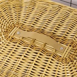 Merax Rieten Wasmand 100L – Met Deksel en Uitneembare Waszak – Handgevlochten Rotan – 51 x 38 x 57 cm – Naturel – Voor Badkamer en Slaapkamer — thumbnail 5
