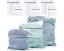 Mesh Waszak 12 stuks - Waszakjes - Waszakken voor Wasmachine - Herbruikbaar