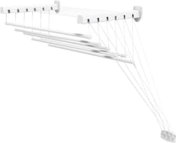 Lift wasdroger voor muur en plafond - 6 m drooglengte - Stalen frame — thumbnail 2