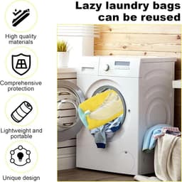 Allecto Plus - 2 herbruikbare waszakken voor schoenen met 360 graden pluisreiniging, wasmachine-bestendig, waszakken set voor wasdroger. — thumbnail 5