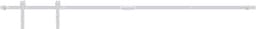 vidaXL - Ophangset - voor - minischuifdeur - 183 - cm - koolstofstaal - wit — thumbnail 1