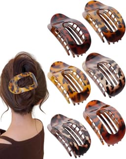 6x Stevige Haarspeld Set voor Dames, Antislip Eendenbekspelden voor Dik Haar — thumbnail 1
