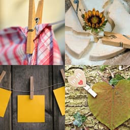 Duurzame Houten Wasknijpers van Berkenhout - 60 Stuks voor Kleding en Handwerk — thumbnail 2
