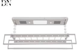 Deniva - Droogrek - Elektrische Droogrek - Intrekbaar - Afstandsbediening - 125×31 cm - Plafond - Uitschuifbaar Droogrek - 22,4 KG — thumbnail 4