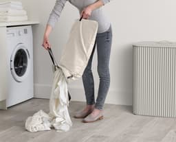 Joseph Joseph Tota Luxe 90L Wasmand Ecru, 3 compartimenten — thumbnail 3