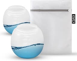 Wasbal net voor de wasmachine - Voorkomt vervuiling van de lade - Set van 3 met 2 maatbekers 230 ml XXL en 1 waszak 30 x 40 cm — thumbnail 1