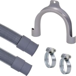 Afvoerslang 250 m 3/4" incl. beugel & slangklemmen voor wasmachine en vaatwasser — thumbnail 1