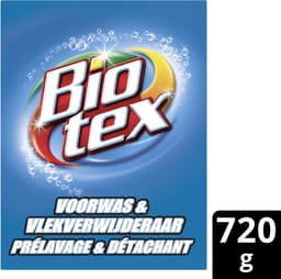 Biotex Waspoeder - Voorwas & Vlekverwijderaar - met actieve biologische enzymen - 720 g — thumbnail 1