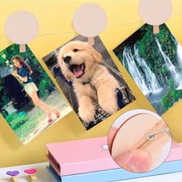 Allecta - Houten Mini Wasknijpers Fotoclips 50 Stuks Voor Knutselen en Decoratie. — thumbnail 2