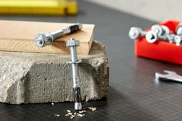 Boutanker Set - Doorsteekanker Heavy Duty - Zwaar Beton Bevestigen - Hoogste Draagvermogen - M10 x 53mm - Zilver — thumbnail 1
