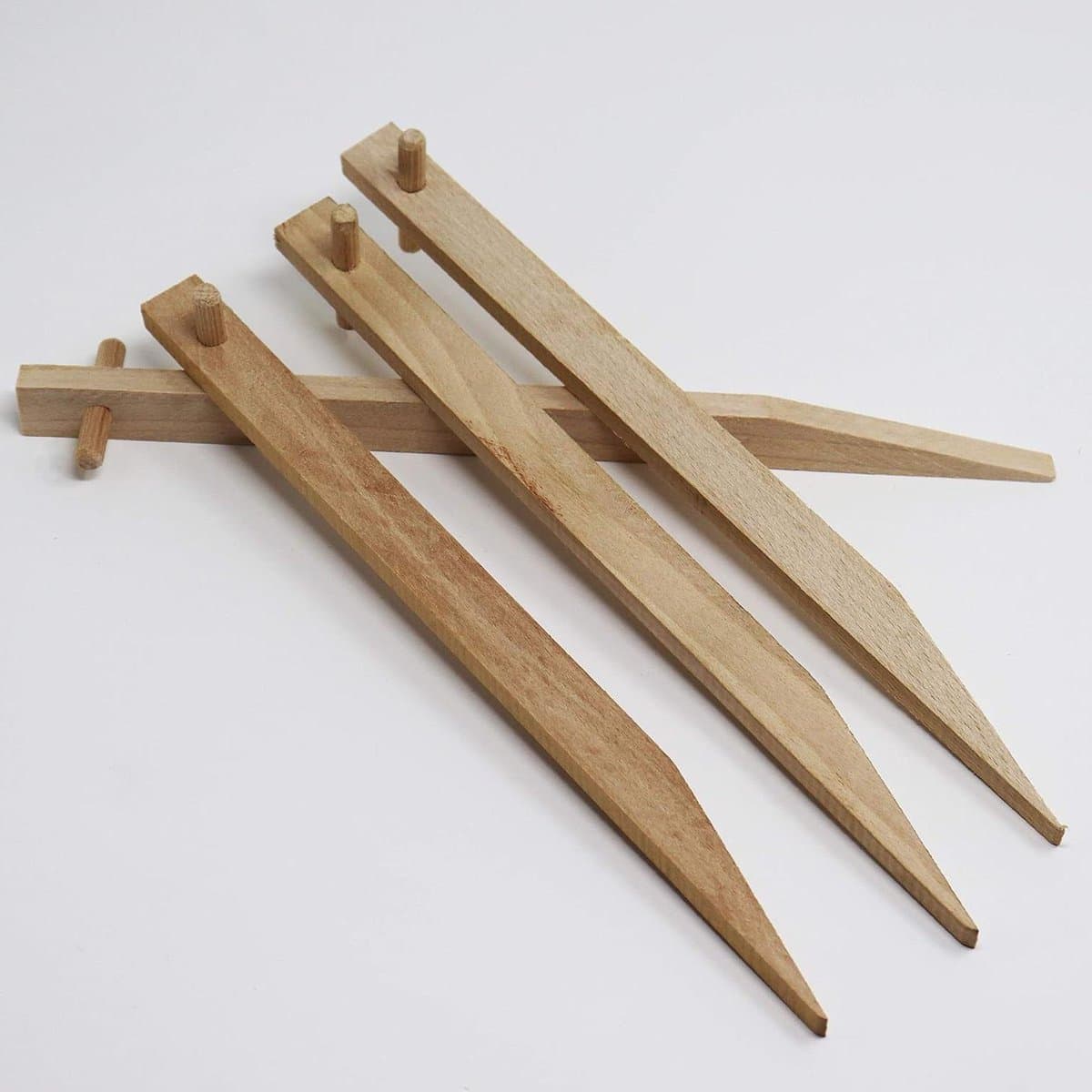 Grondankers Beukenhout - Houten Haringen - Erosie Bescherming - FSC Gecertificeerd - 30 cm - Bruin — afbeelding 1