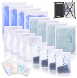 Dailygoods- Opbergzakken 16 Stuks - Ruimtebesparende Opbergtassen - Kledingzakken - Compressiezakken - Luchtdichte Zak - Ideaal voor Koffer - Opbergzak — thumbnail 1
