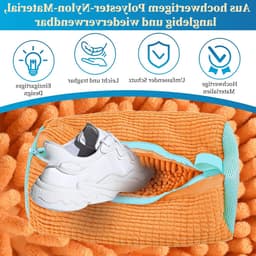Waszak voor Schoenen voor de Wasmachine, Geschikt voor Sneakers en Sportschoenen, Verkrijgbaar in Meerdere Kleuren, Met Rits en Duurzaam Ontwerp — thumbnail 4