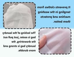 2-delige wasnetten 50 x 60 cm voor de wasmachine, herbruikbaar en stevig, ideaal voor delicate kleding en lingerie — thumbnail 4