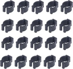Biljartkeu Clips - Keu Houders - Keu Opbergen - Draagbaar Plastic - 20 Stuks - Zwart — thumbnail 3