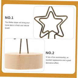 Notitie Clips - Fotohouders Bureau - Decoratie Maken - Houten Basis - 10 Stuks - Diverse Kleuren — thumbnail 3
