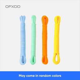 Waslijn Outdoor - Vervangend Koord - Kleding Drogen - Vezelversterkt Plastic - 60ft - Wit — thumbnail 2