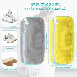 Reiswaszak voor Schoenen - Set van 2 - Geschikt voor Sneakers en Wasmachine - Ideaal voor Vakanties en Sportactiviteiten — thumbnail 4