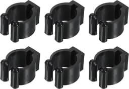 Keu Clips - Hengel Houder - Keu Opslag - Kunststof Materiaal - 6 Stuks - Zwart — thumbnail 1