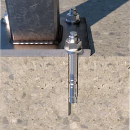 Bevestigingsankers - Hoge belastingen - Stevig monteren - Wrijvingswerking - M10 x 170mm - Zilver — thumbnail 2