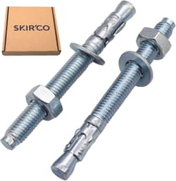 Wigankers - Metalen pluggen - Bevestigen in beton - Verzinkt staal - M10 x 100 mm - Zilverkleurig — thumbnail 3