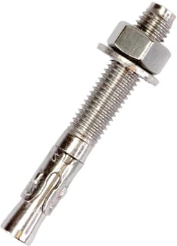 Ankerbouten Roestvrij Staal - Keilbouten V2A - Zware Lasten Bevestigen - Corrosiebestendig V2A - M10 x 90 mm - Zilver — thumbnail 1