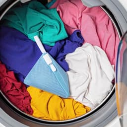 Mini-wasnetjes set van 6, driehoekige anti-hechting waszakken voor delicate kleding, opbergtas voor geurparels en wasmachine-accessoires — thumbnail 3