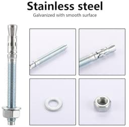 Heavy Duty Ankers M10 x 110 mm - 30 Stuks Verzinkt Roestvrij Staal — thumbnail 5