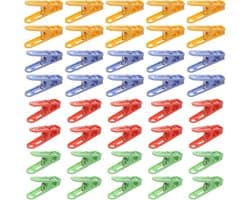 Kleurrijke Wasknijpers - Kleding Klemmen - Buiten Drogen - Winddichte Antislip Grip - 5 cm Lengte - Meerkleurig