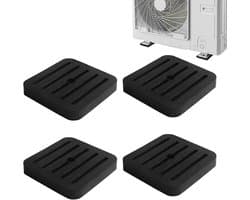 Trillingsdempers - Rubberen Matten - Apparaat Stabilisatie - Universeel Toepasbaar - 4 Stuks - Zwart