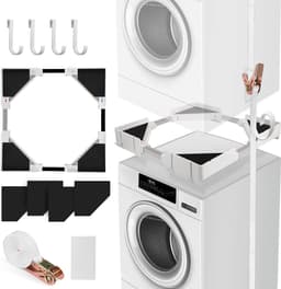 Wasmachine Droger Stapelaar - Apparaat Ophoger - Ruimte Besparen - Verstelbaar Frame - 46 tot 66 cm — thumbnail 1