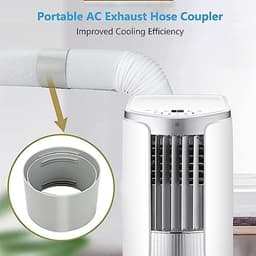 Afvoerslangadapter voor airconditioningsystemen en wasdrogers - universele slangkoppeling 150 mm — thumbnail 3