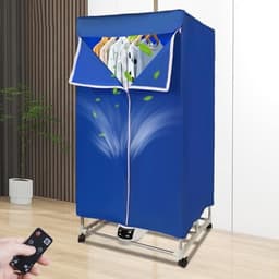Elektrische Mini Wasdroger met Afstandsbediening - 1500W Draagbaar en Verplaatsbaar — thumbnail 3