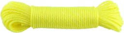 Nylon Waslijn - Waslijn Touw - Buiten Kleding Drogen - Hoge Sterkte Nylon - 20 meter - Fluorescerend Geel — thumbnail 1