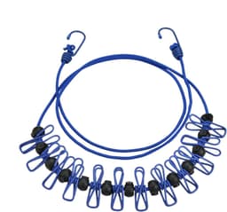 Waslijn Camping - Draagbare Drooglijn - Kleding Drogen - Antislip Winddicht - 1.7 Meter - Blauw — thumbnail 5