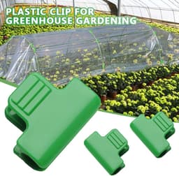 SnelShoppen - 11mm Tuinclips voor Kassen, Plant Clips, Foliebedekking, Tunnelboogclips, 30 Stuks van Duurzaam PP Plastic, Antislip en Sterk — thumbnail 2