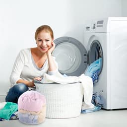 Thijox - 2 Stuks Wasnetten voor Wasmachine 30 x 40 cm - Herbruikbare Grof Mesh Waszakken met Trekkoord voor Blouse Babykleding Beha Ondergoed Sokken - — thumbnail 5