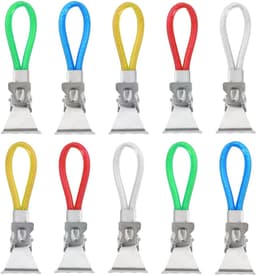 Solidchoice - 10 Stuks Veelkleurige Handdoekhangers — thumbnail 1