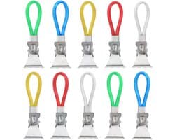 Solidchoice - 10 Stuks Veelkleurige Handdoekhangers